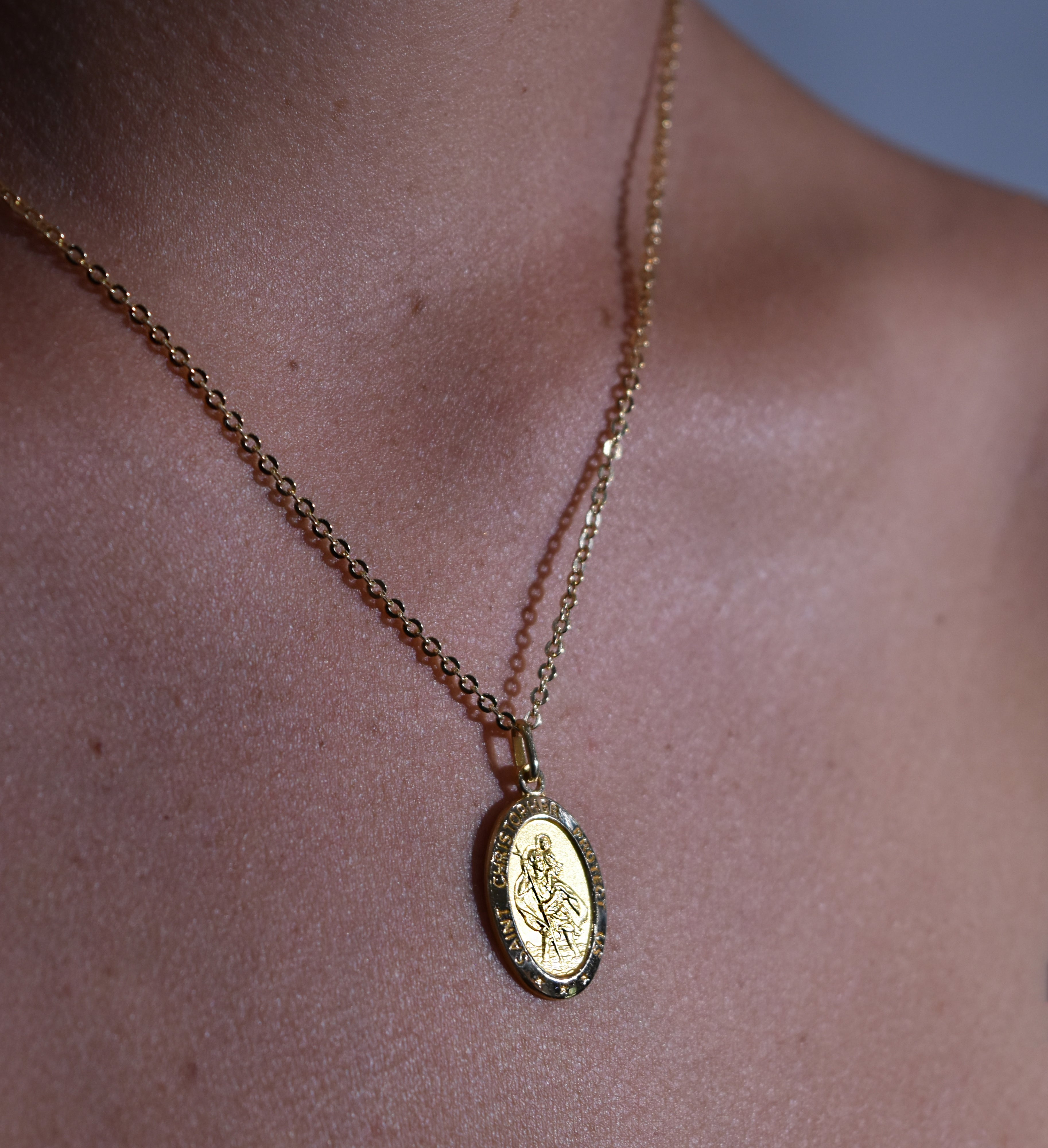 St. Christopher Oval Medallion