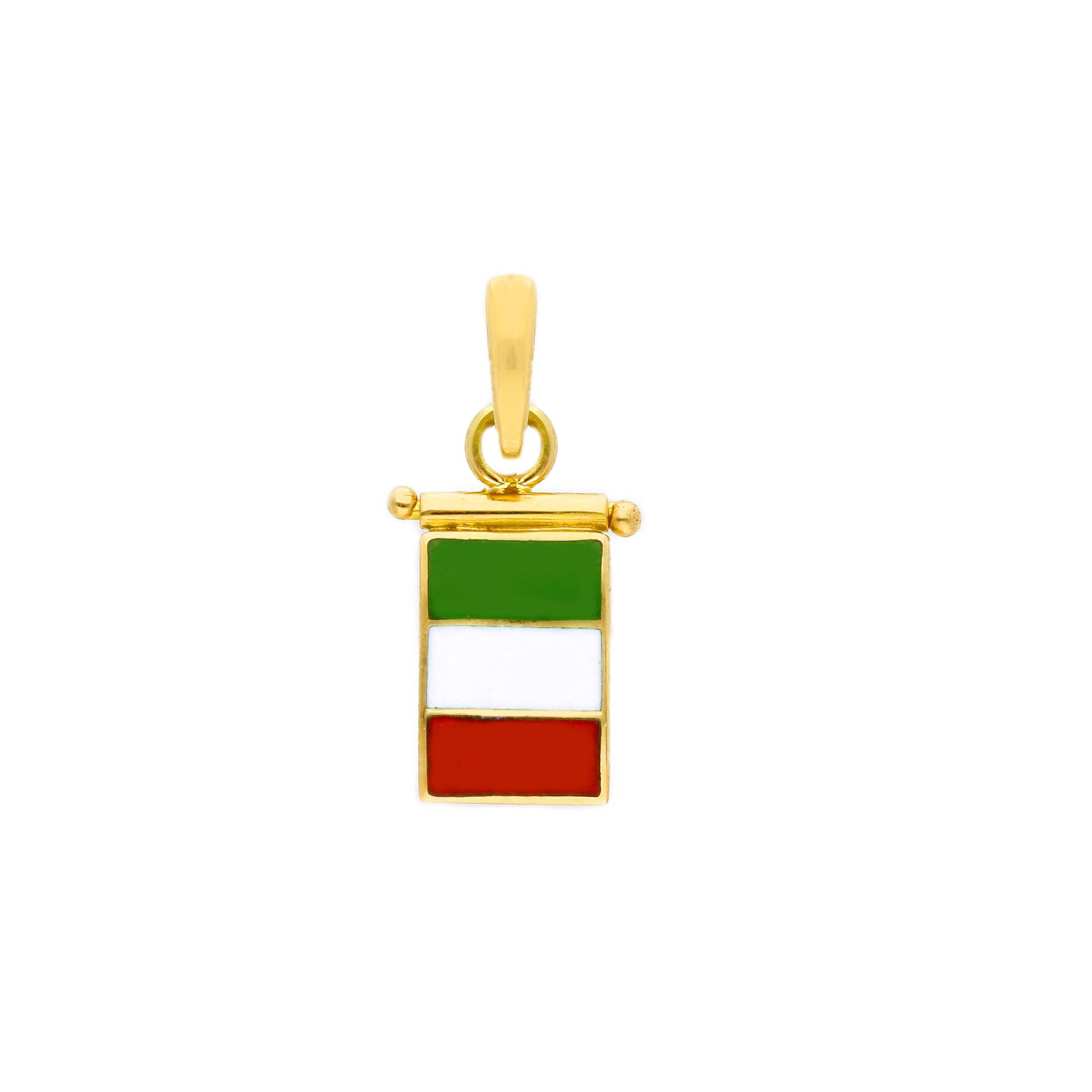 Italian Flag Pendant