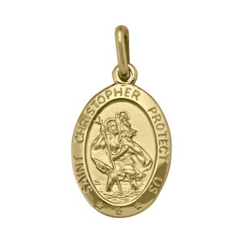 St. Christopher Oval Medallion