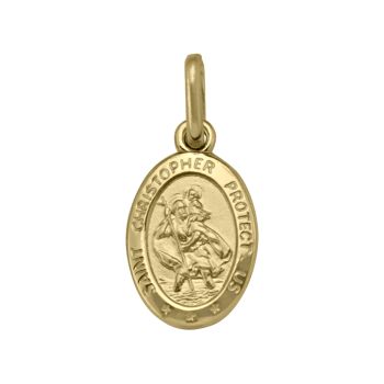 St. Christopher Oval Medallion