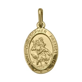 St. Christopher Oval Medallion